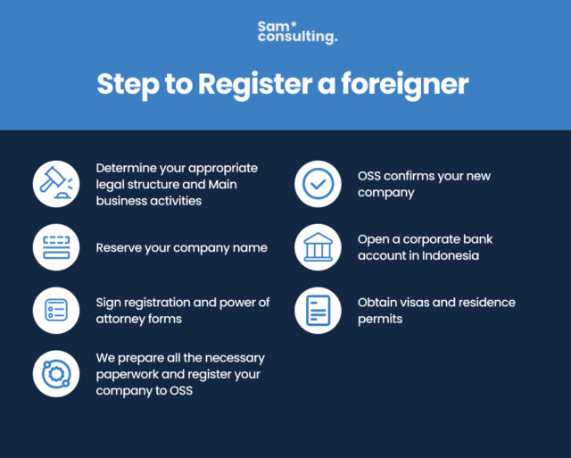 Step to Register a Foreigner 