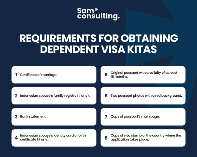 Requirements for Obtaining Dependent Visa-KITAS